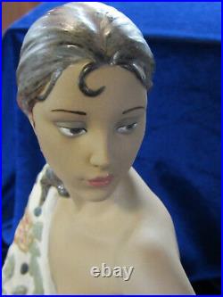 Lladro #12536 Nude With Shawl Woman Brand New In Box Gres Large Elegant Save$ Fs