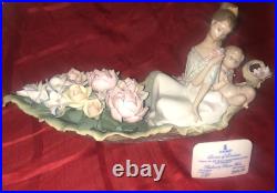 Lladro #1866 River Of Dream Limited Edition Of 2500 Flower Boat Francisco Pelope