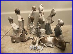 Lladro 4670-4680 Nativity 11 pieces Retired! Mint! No Boxes! Great Gift! L@@K