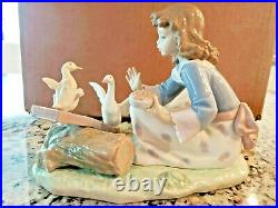 Lladro Barnyard See-saw- Mint Condition Rare