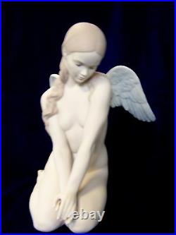 Lladro Beautiful Angel Figurine #18235 Brand Nib Matte Woman Nude Save$$ F/sh