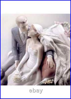 Lladro Bridal Carriage Couple Sculpture. Limited Edition