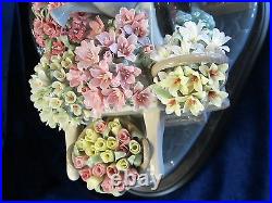 Lladro Flowers Of The Season Woman Figurine #1454 Brand Nib Flowers Large F/sh