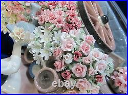 Lladro Flowers Of The Season Woman Figurine #1454 Brand Nib Flowers Large F/sh