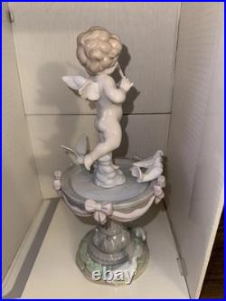 Lladro Fountain of Love Angel Porcelain Figurine 1998-2007 Retired with Box
