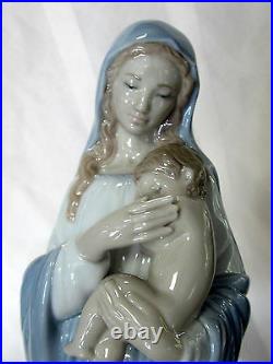 Lladro Madonna Of The Flowers #8322 Brand Nib Blessed Mother Baby Jesus Save$ Fs