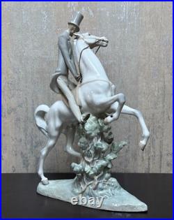 Lladro Porcelain Figurine Horse with Male Rider 1969-85 # 4515