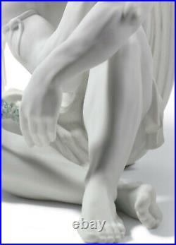 Lladro Protective Angel #8539 Brand Nib Male Angel Large Porcelain Save$$ F/sh