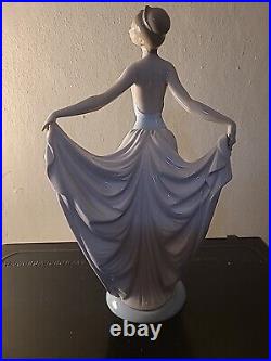 Lladro The Dancer Ballerina Ballet Porcelain Figure E140 Pink & Blue 1979 No Box