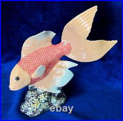 Lladro Underwater Calm #9142 Brand New In Box Orange Fish Cute Save$ Free Ship