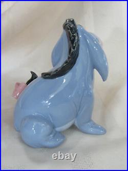 Lladro Winnie The Pooh's Eeyore Figurine #9344 Brand Nib Disney Bow Save$$ F/sh