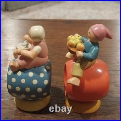 Lot 6 Vintage Erzgebirge Wendt & Kuhn Expertic East Germany Napkin Rings