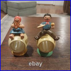 Lot 6 Vintage Erzgebirge Wendt & Kuhn Expertic East Germany Napkin Rings