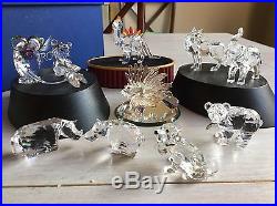 Lot Of 11 Swarovski Crystal Small Figurines