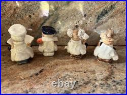 Lot Of 4 Gillian Nunan Porcelain Figures Excellent Condition signed 3