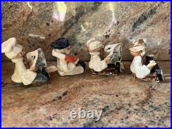 Lot Of 4 Gillian Nunan Porcelain Figures Excellent Condition signed 3