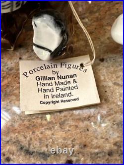 Lot Of 4 Gillian Nunan Porcelain Figures Excellent Condition signed 3