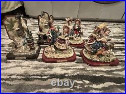 Lot Of 6 Mirella Collection Gorgeous Vintage Rare Figurines Retail $100-150 Each