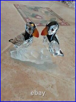 Lot Of 8 SWAROVSKI color Crystal Birds And Butterflies RARE RETIRED