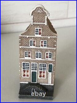 Lot Of 8 Vintage Mini Dutch Amsterdam Canal Houses Jacob Blokker