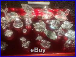 Lot of 23 Swarovski Crystal Figurines