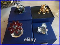 Lot of 4 Swarovski Crystal Figurines