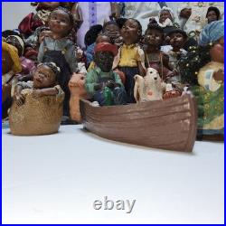 Lot of 73 african american vintage figurines dolls plush 80s mixed signed #s Lot of 73 african american vintage figurines dolls plush 80s mixed signed #s