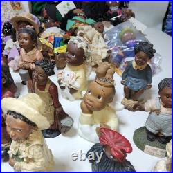 Lot of 73 african american vintage figurines dolls plush 80s mixed signed #s Lot of 73 african american vintage figurines dolls plush 80s mixed signed #s