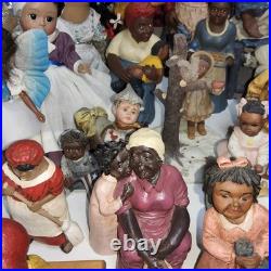 Lot of 73 african american vintage figurines dolls plush 80s mixed signed #s Lot of 73 african american vintage figurines dolls plush 80s mixed signed #s