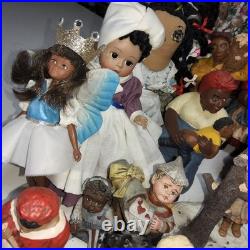 Lot of 73 african american vintage figurines dolls plush 80s mixed signed #s Lot of 73 african american vintage figurines dolls plush 80s mixed signed #s