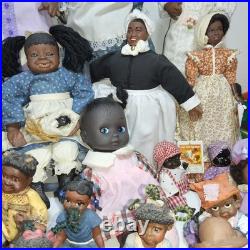 Lot of 73 african american vintage figurines dolls plush 80s mixed signed #s Lot of 73 african american vintage figurines dolls plush 80s mixed signed #s