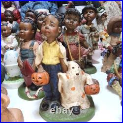 Lot of 73 african american vintage figurines dolls plush 80s mixed signed #s Lot of 73 african american vintage figurines dolls plush 80s mixed signed #s