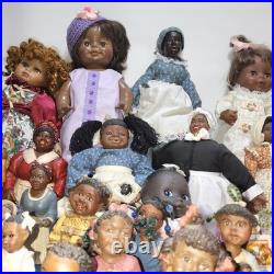 Lot of 73 african american vintage figurines dolls plush 80s mixed signed #s Lot of 73 african american vintage figurines dolls plush 80s mixed signed #s