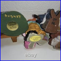 Lot of 73 african american vintage figurines dolls plush 80s mixed signed #s Lot of 73 african american vintage figurines dolls plush 80s mixed signed #s
