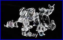 Lot of Retired Swarovski Silver Crystal Animal 9 Figures Total, Great Condition