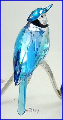 Lot of Swarovski Blue Jays Crystal Bird Figurines 1176149 As Is for Parts Crafts