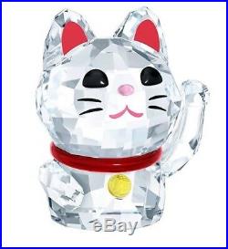 Lucky Cat Asian Symbols Japanese 2018 Swarovski Crystal 5301582