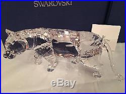 MIB $455 Swarovski Crystal Figurine Lion Mother Retired 2016 #1194085