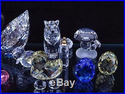 Miscellaneous Lot Of 21 Swarovski Crystal Assorted Figurines