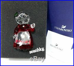 MRS. CLAUS, Apron Red & Clear Swarovski Crystal Authentic MIB 5464887