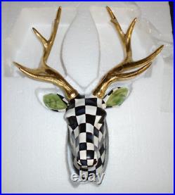 Mackenzie Childs Courtly Check Small Deer Head Buck Nib