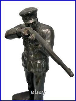 Made in germany vintage bronze statue