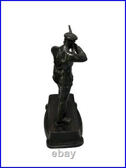 Made in germany vintage bronze statue