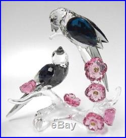 Magpies Asian Symbols Colorful Birds With Flowers 2018 Swarovski Crystal 5371643