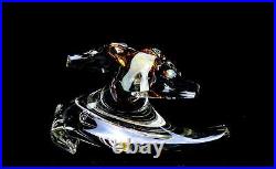 Mariusz Rynkiewicz Signed Art Glass Amber Sommerso Style 9 Sculpture 2005