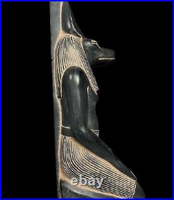 Marvelous Statue of The Jackal God Of Mummification Anubis