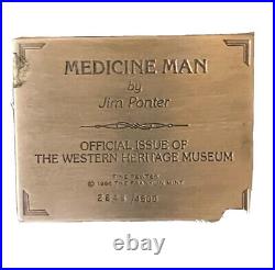 Medicine Man JIM PONTER PEWTER Western Heritage Museum Franklin Mint 2848/4500