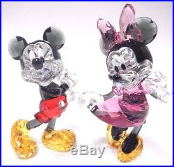 Mickey And Minnie Mouse Set Disney 2017 Swarovski Crystal 5135887 5135891