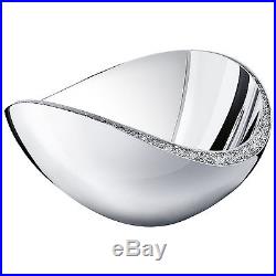 Minera Decorative Bowl, Small Stainless Steel Swarovski Crystal 5293120