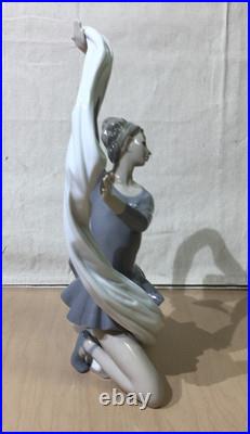 NAO by Lladro Porcelain Dancer with Veil Spain 13 A1-14 Stamp